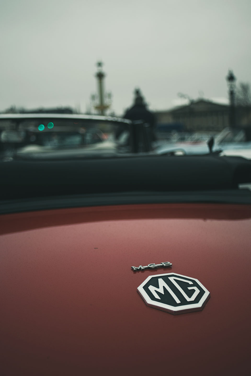 21st Crossing of Paris in Vintage Vehicles, old cars and bikes, January 31, 2021, France, (Nos Dren).