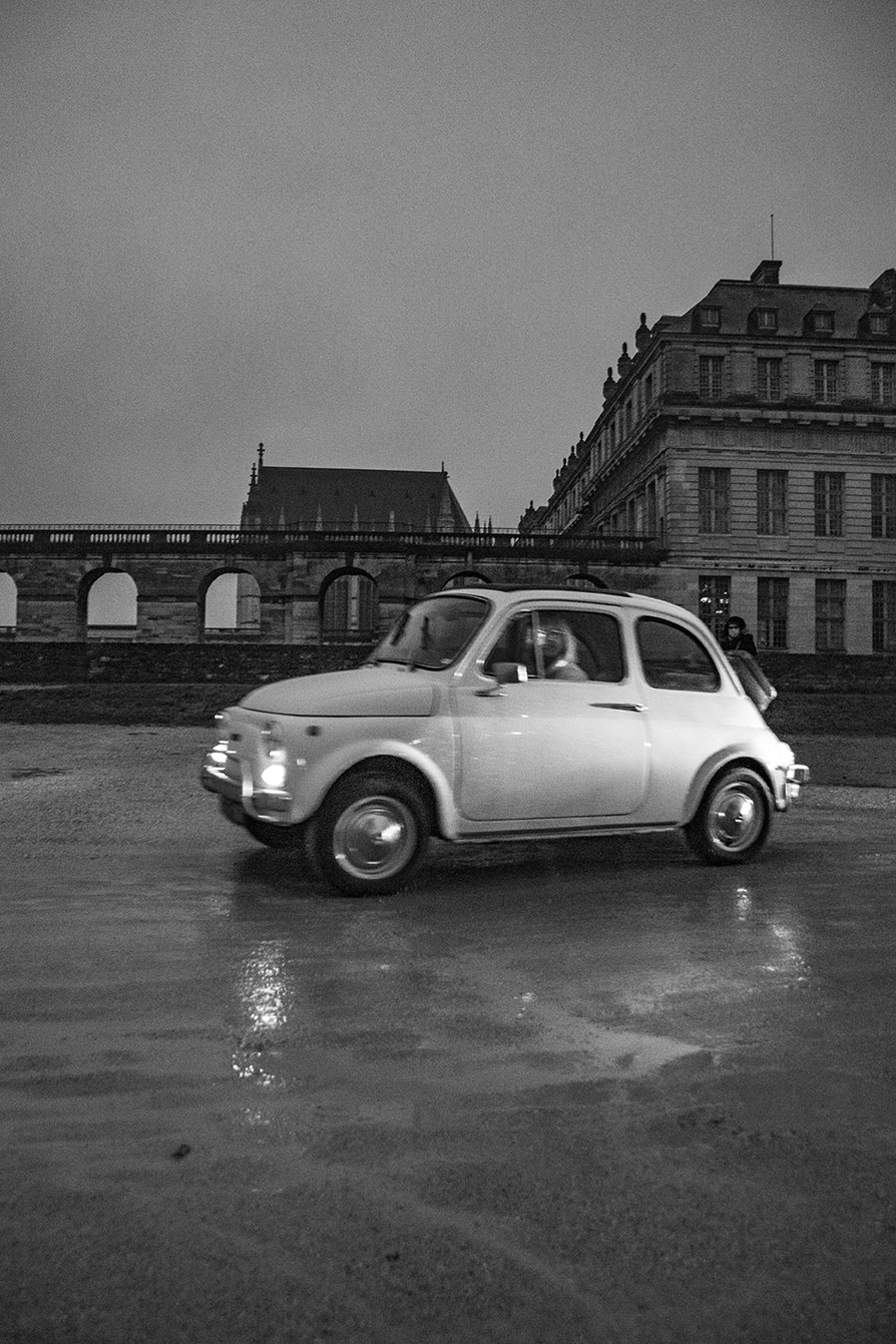 21st Crossing of Paris in Vintage Vehicles, old cars and bikes, January 31, 2021, France, (Nos Dren).