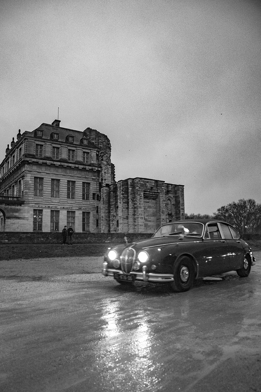 21st Crossing of Paris in Vintage Vehicles, old cars and bikes, January 31, 2021, France, (Nos Dren).