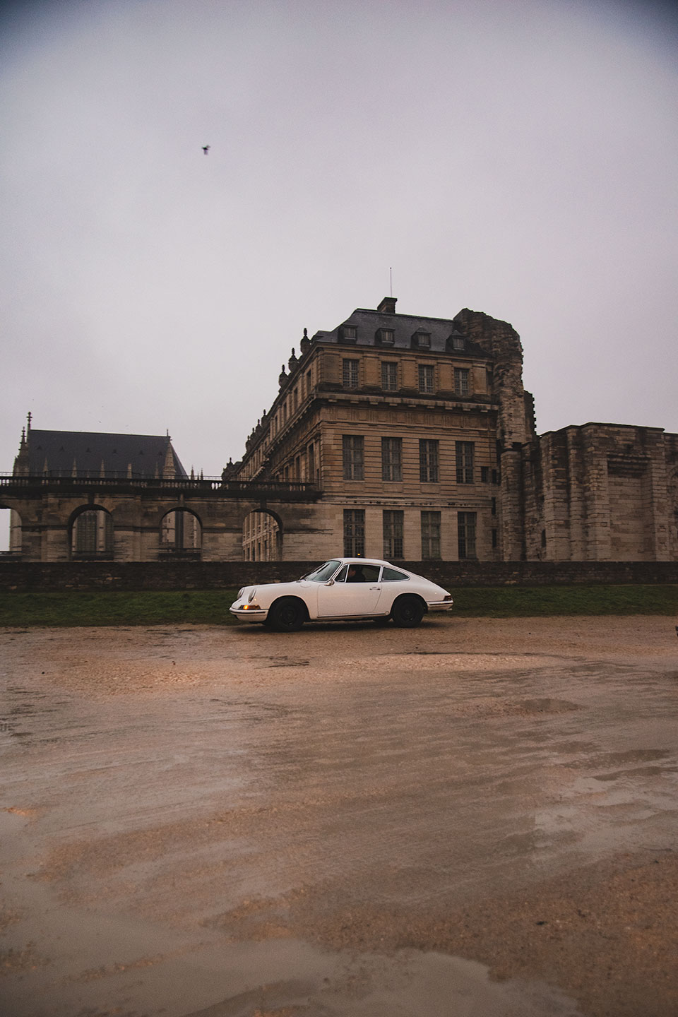 21st Crossing of Paris in Vintage Vehicles, old cars and bikes, January 31, 2021, France, (Nos Dren).