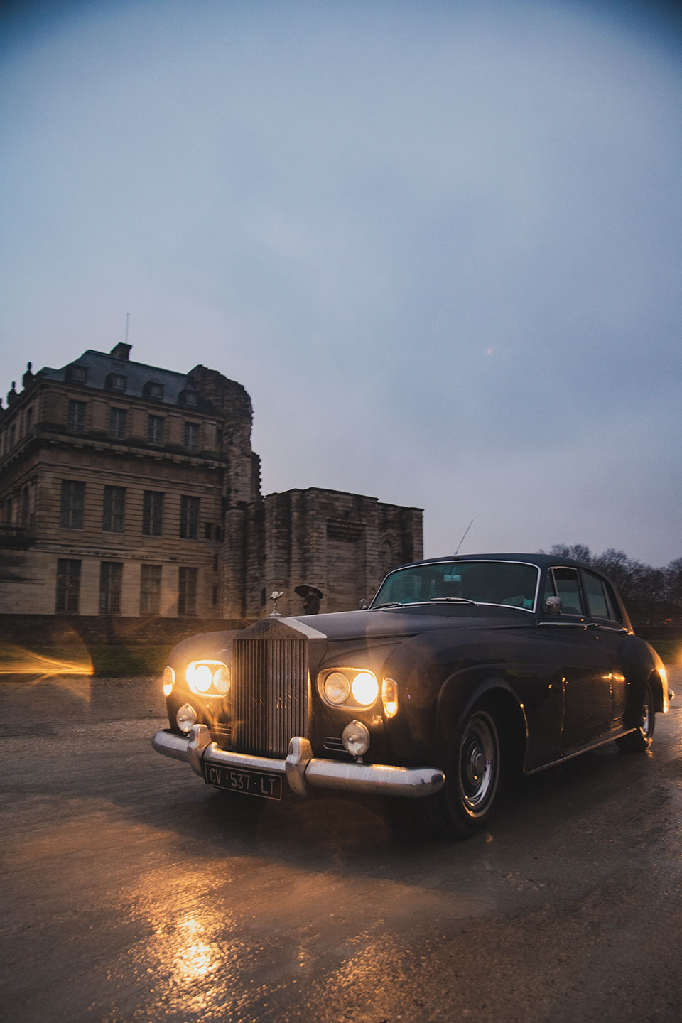 21st Crossing of Paris in Vintage Vehicles, old cars and bikes, January 31, 2021, France, (Nos Dren).