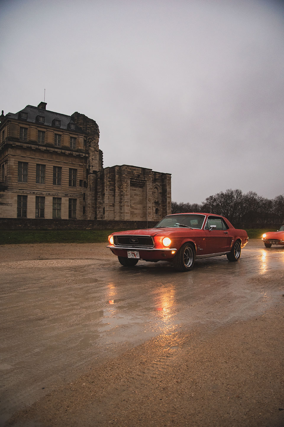 21st Crossing of Paris in Vintage Vehicles, old cars and bikes, January 31, 2021, France, (Nos Dren).