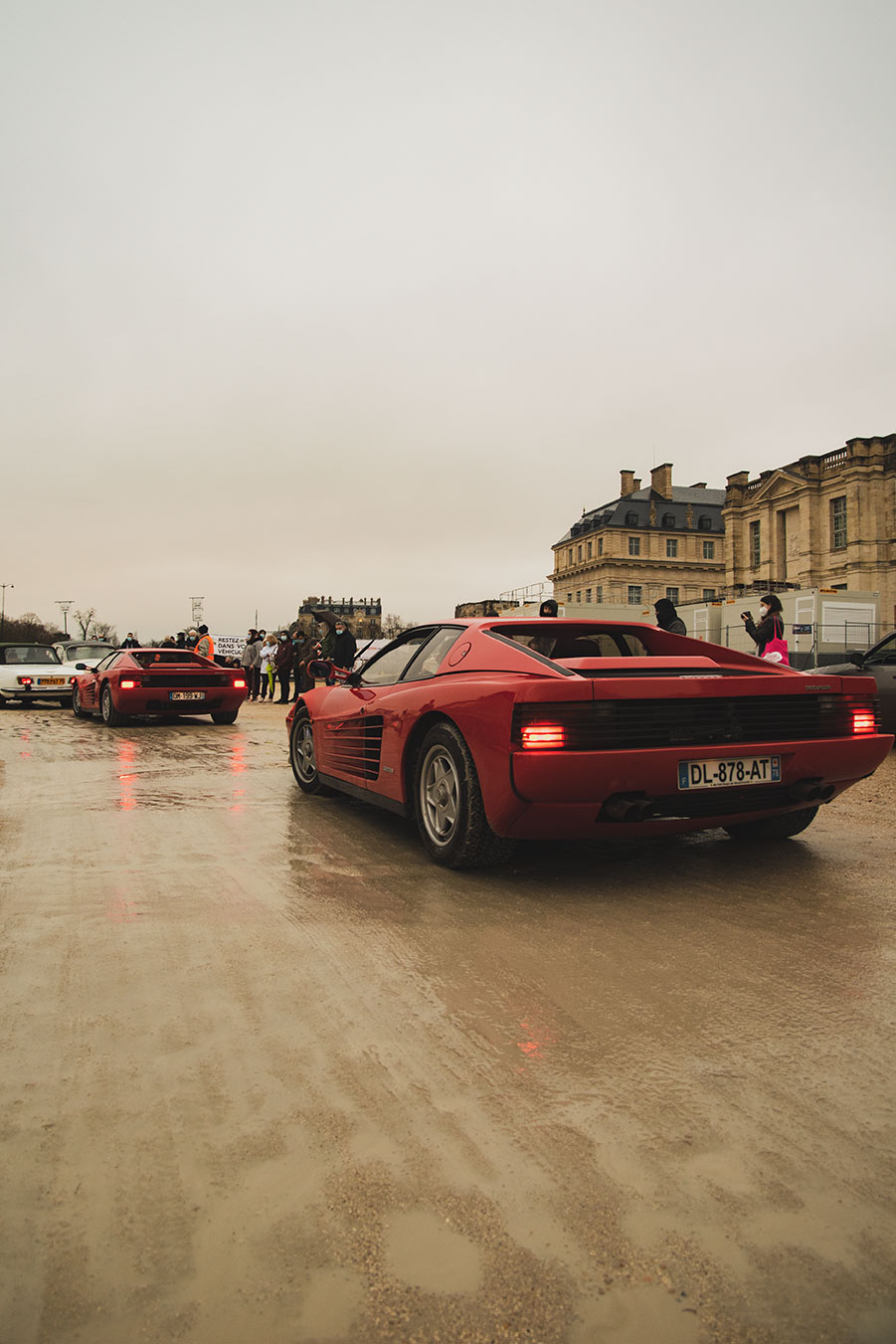 21st Crossing of Paris in Vintage Vehicles, old cars and bikes, January 31, 2021, France, (Nos Dren).