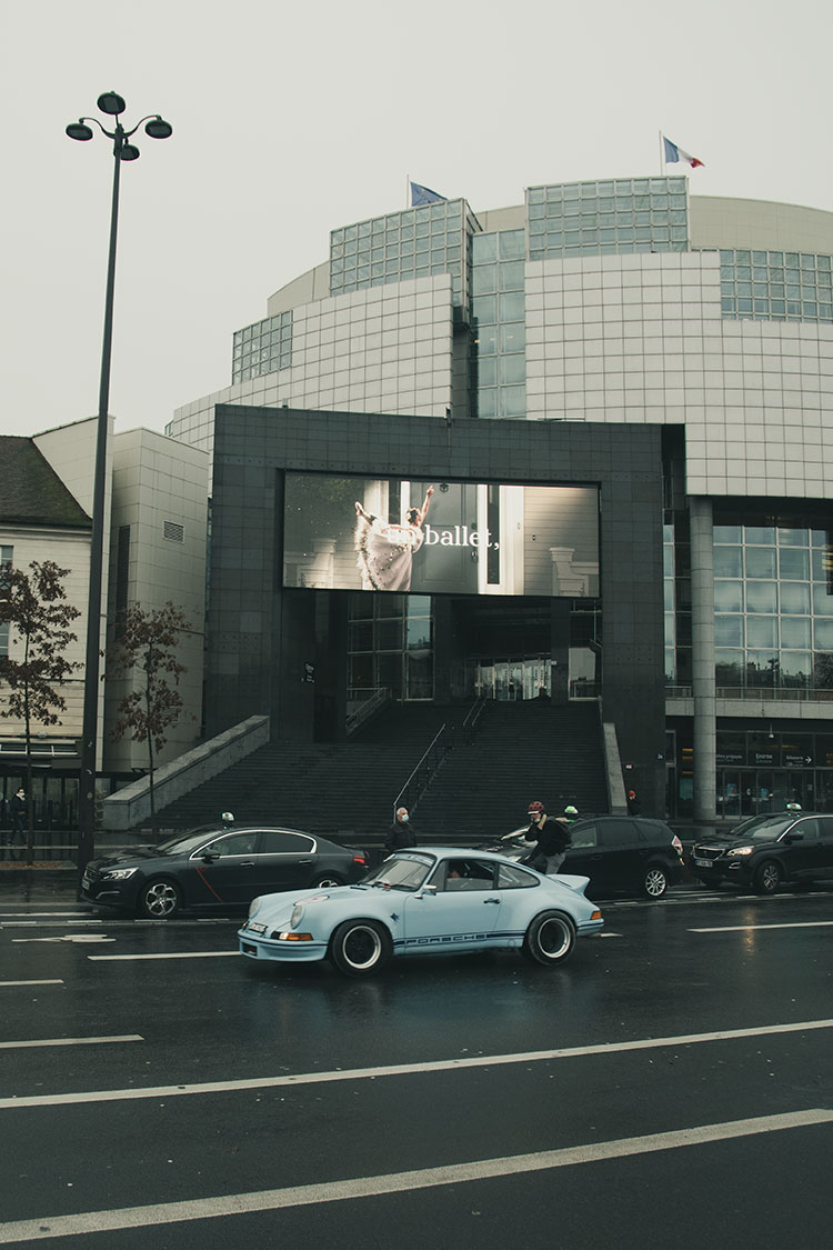 21st Crossing of Paris in Vintage Vehicles, old cars and bikes, January 31, 2021, France, (Nos Dren).