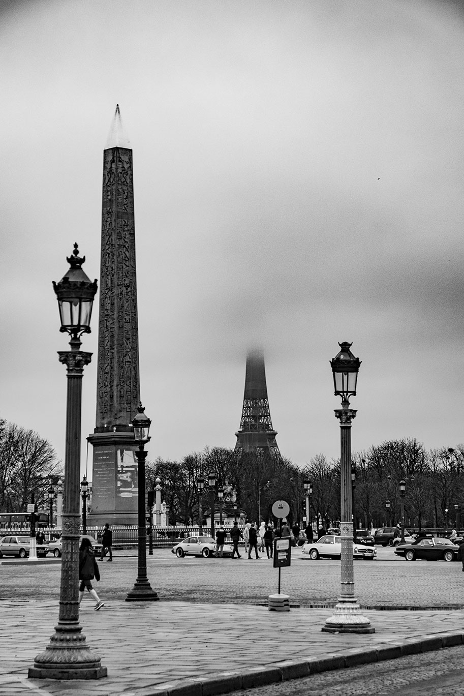 21st Crossing of Paris in Vintage Vehicles, old cars and bikes, January 31, 2021, France, (Nos Dren).