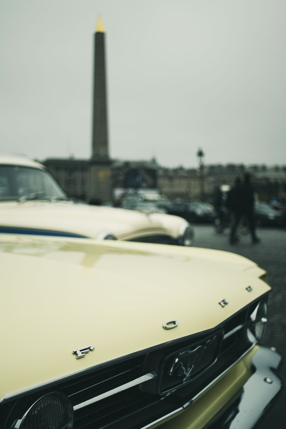 21st Crossing of Paris in Vintage Vehicles, old cars and bikes, January 31, 2021, France, (Nos Dren).