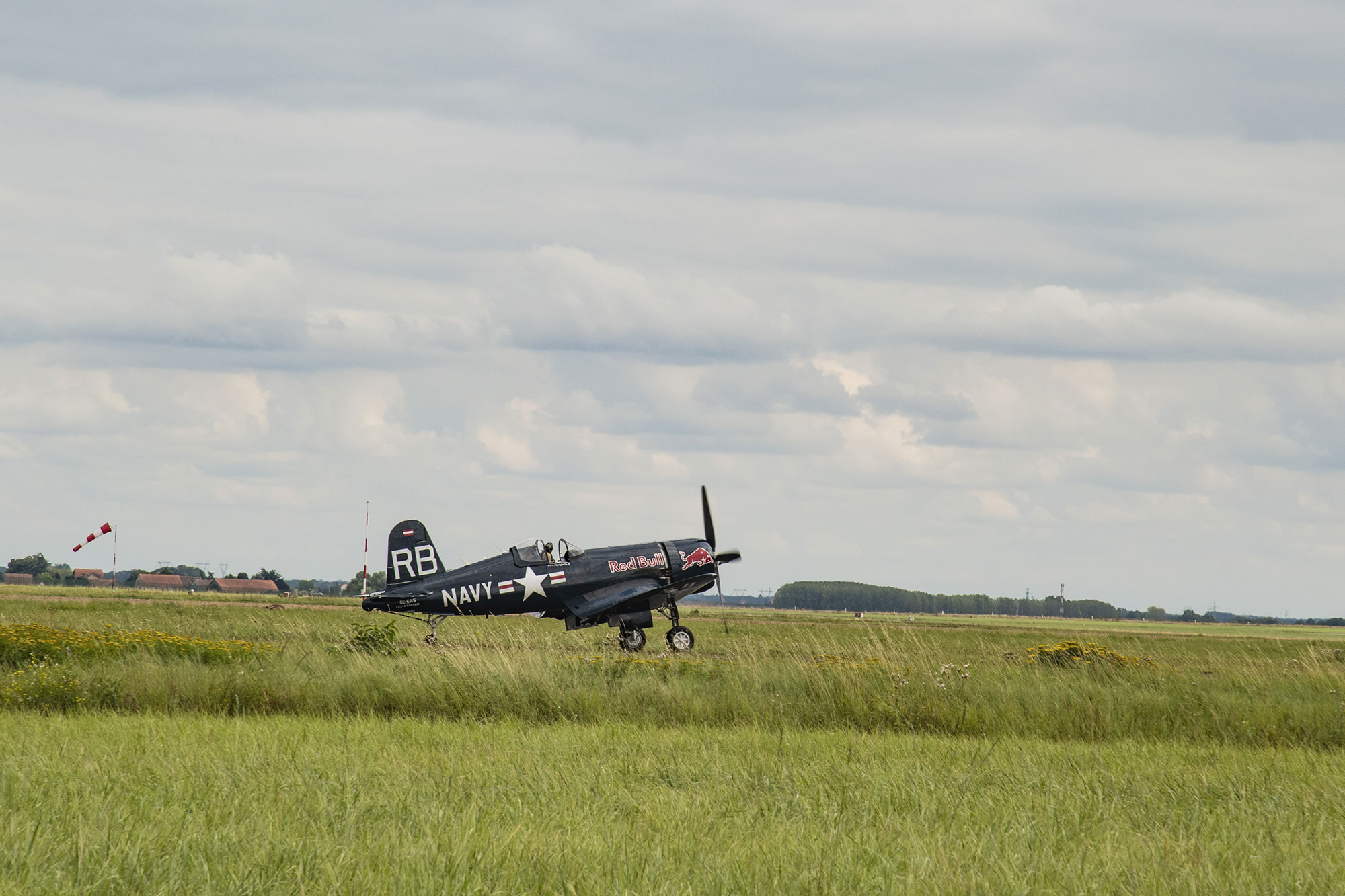 F4U-4 CORSAIR FLYING BULLS fighter, Air Legend 2021, Nos Dren