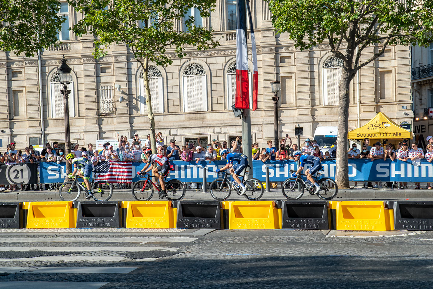 Arrival of the Tour de France on the Champs Elysées, Paris, France, July 18, 2021, (Nos Dren).