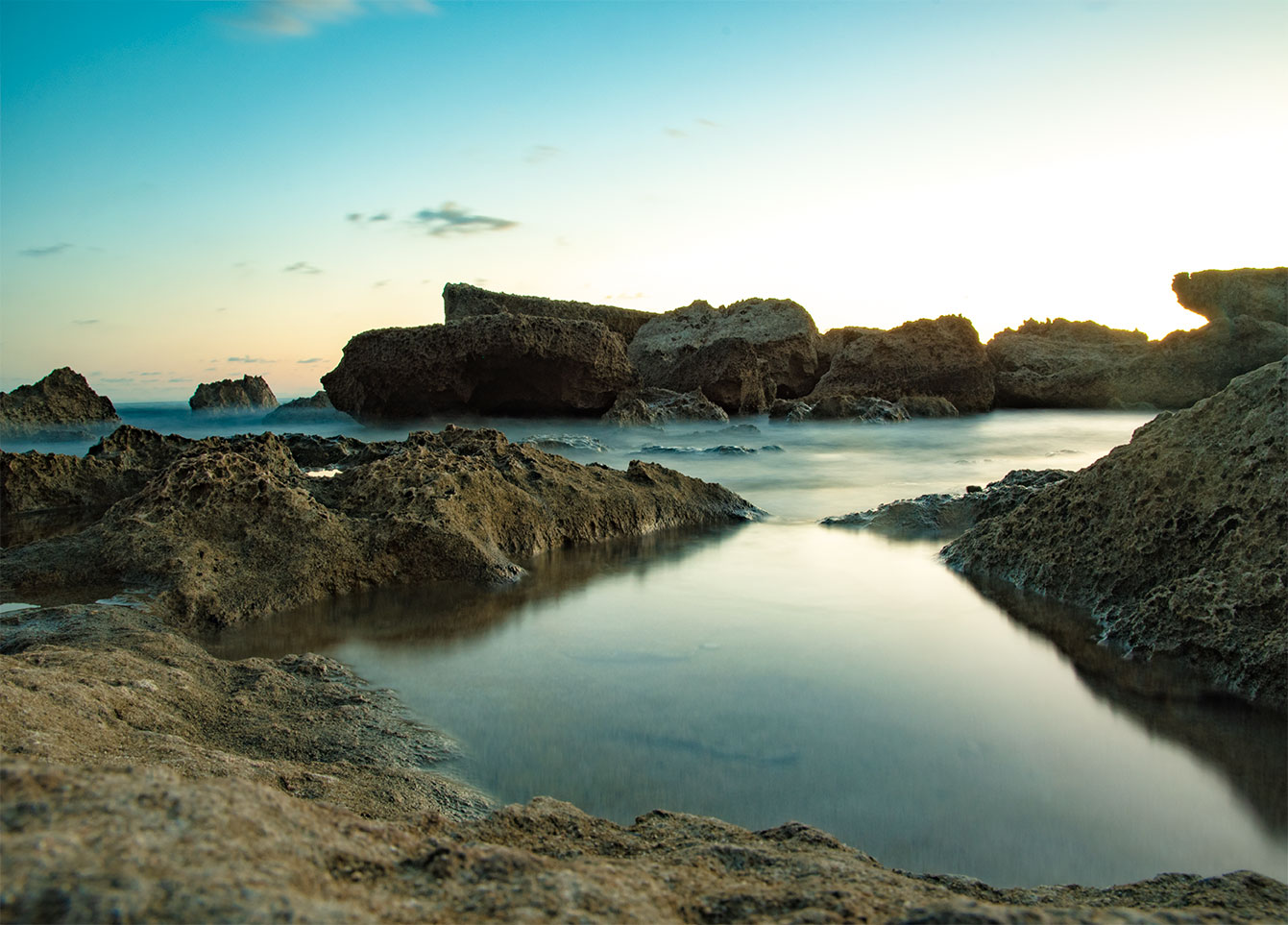Macroscopic photography at Calo d'Es Mort beach in Formentera, near Ibiza, Spain, (Nos Dren).