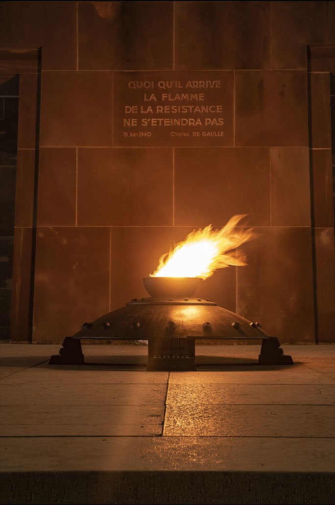 Flamme de la Résistance, Mont Valérien, France, Nos Dren