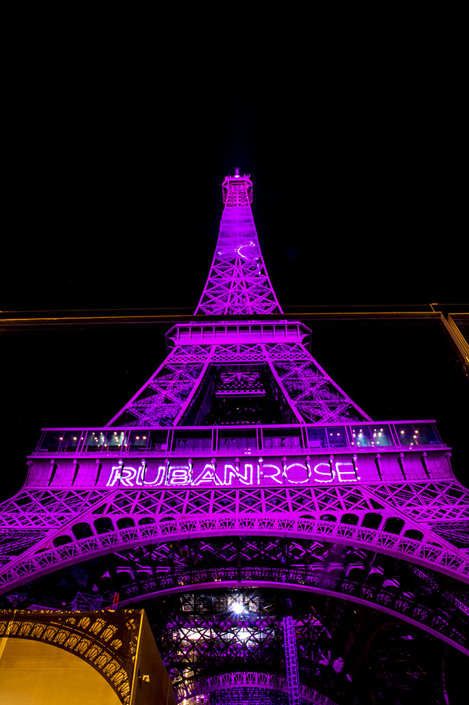 Pink October, Paris Eiffel Tower, France, Nos Dren