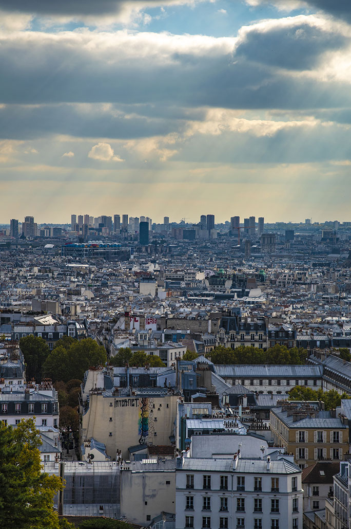 Paris Montmartre cityscape, Nos Dren